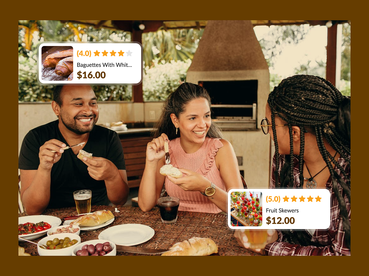 Restaurant Landing Page UI Design Image 5