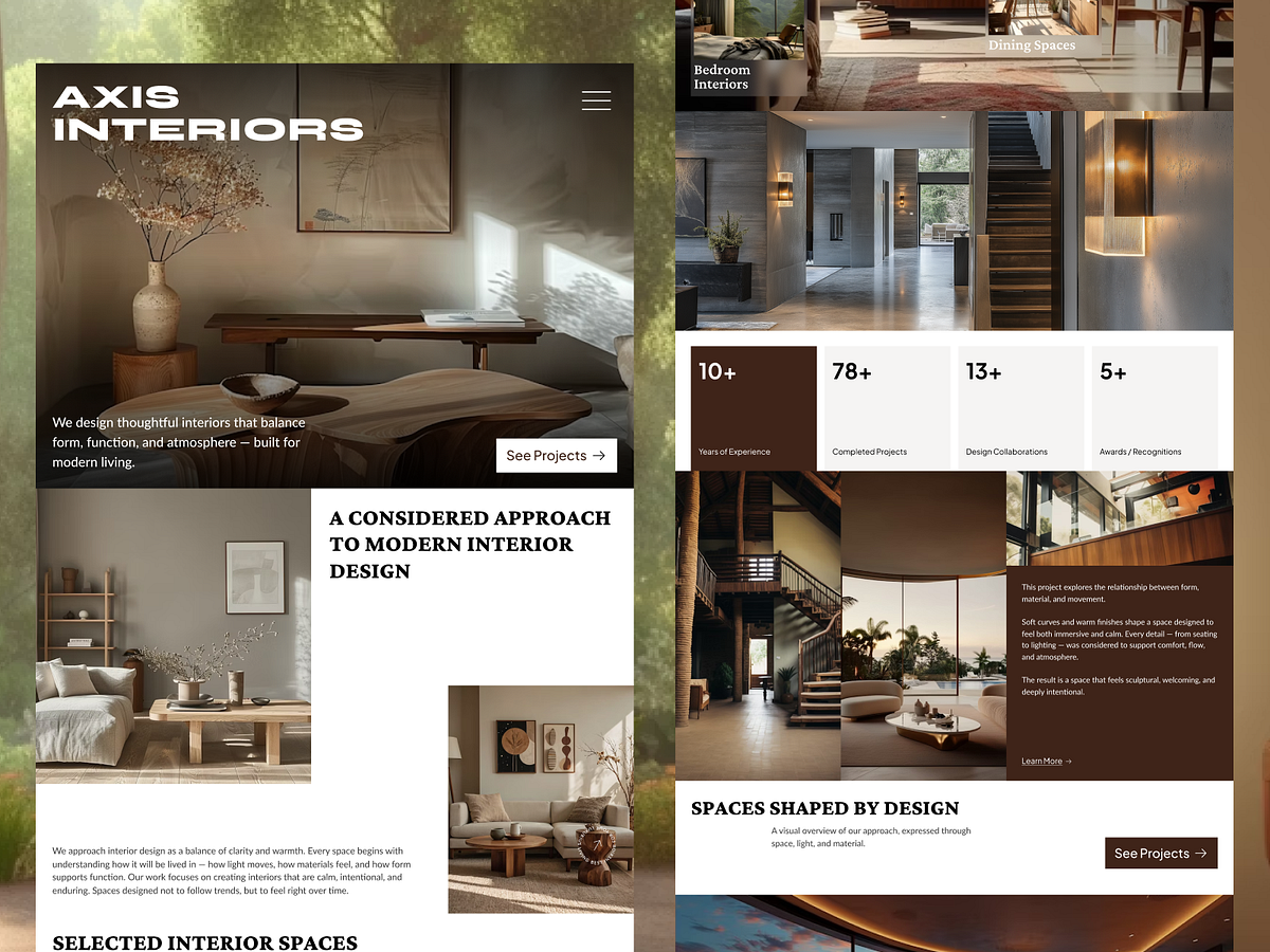 Axis Interiors — A Study in Quiet Luxury