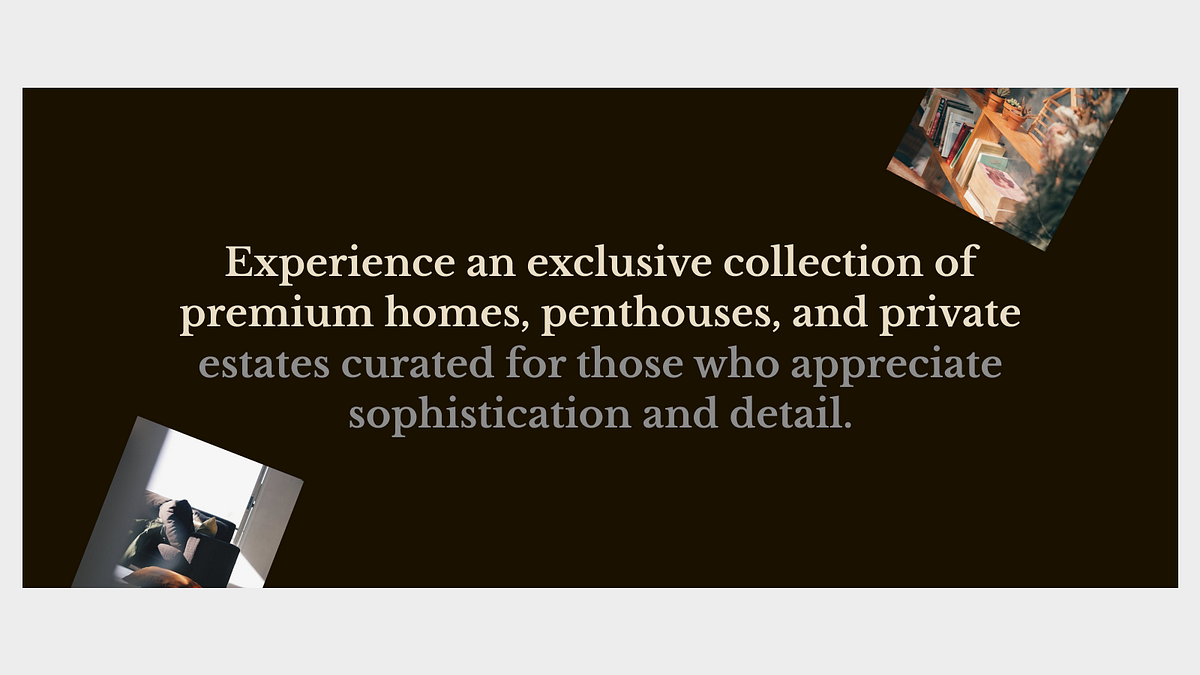 LUXURY Real Estate Website UI Design Image 3