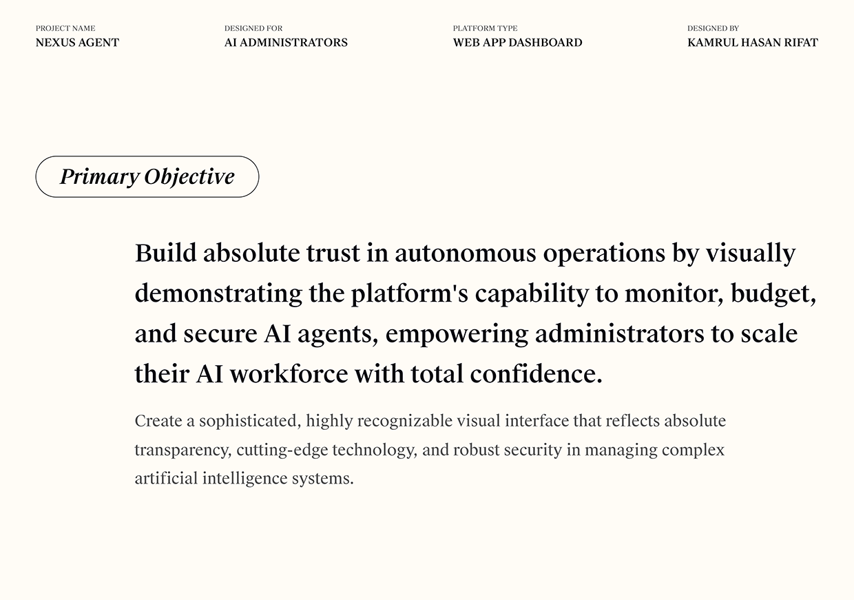 NexusAgent Autonomous AI Management Dashboard | Image 0