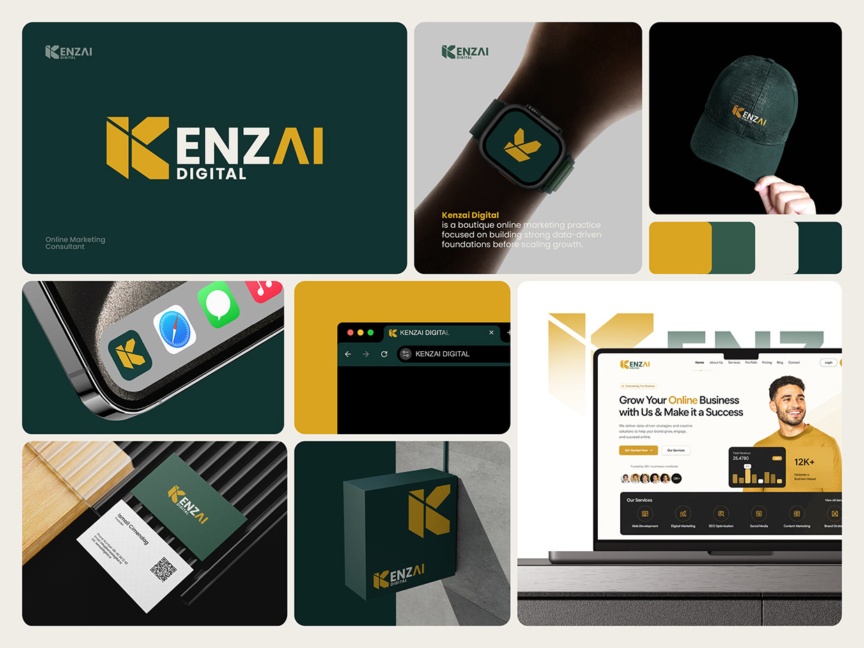 KENZAI DIGITAL | Marketing Agency Brand Identity Image 0