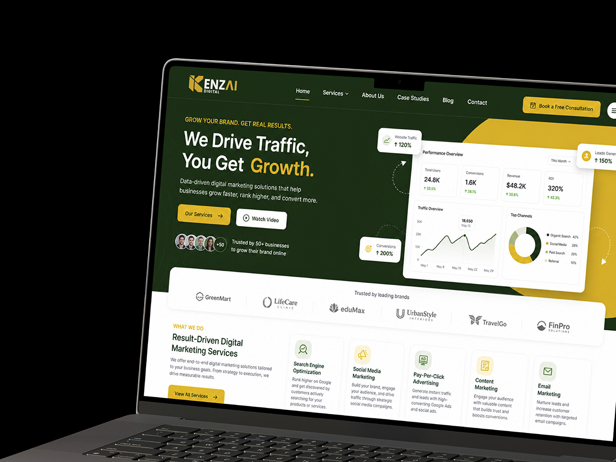 KENZAI DIGITAL | Marketing Agency Brand Identity Image 17