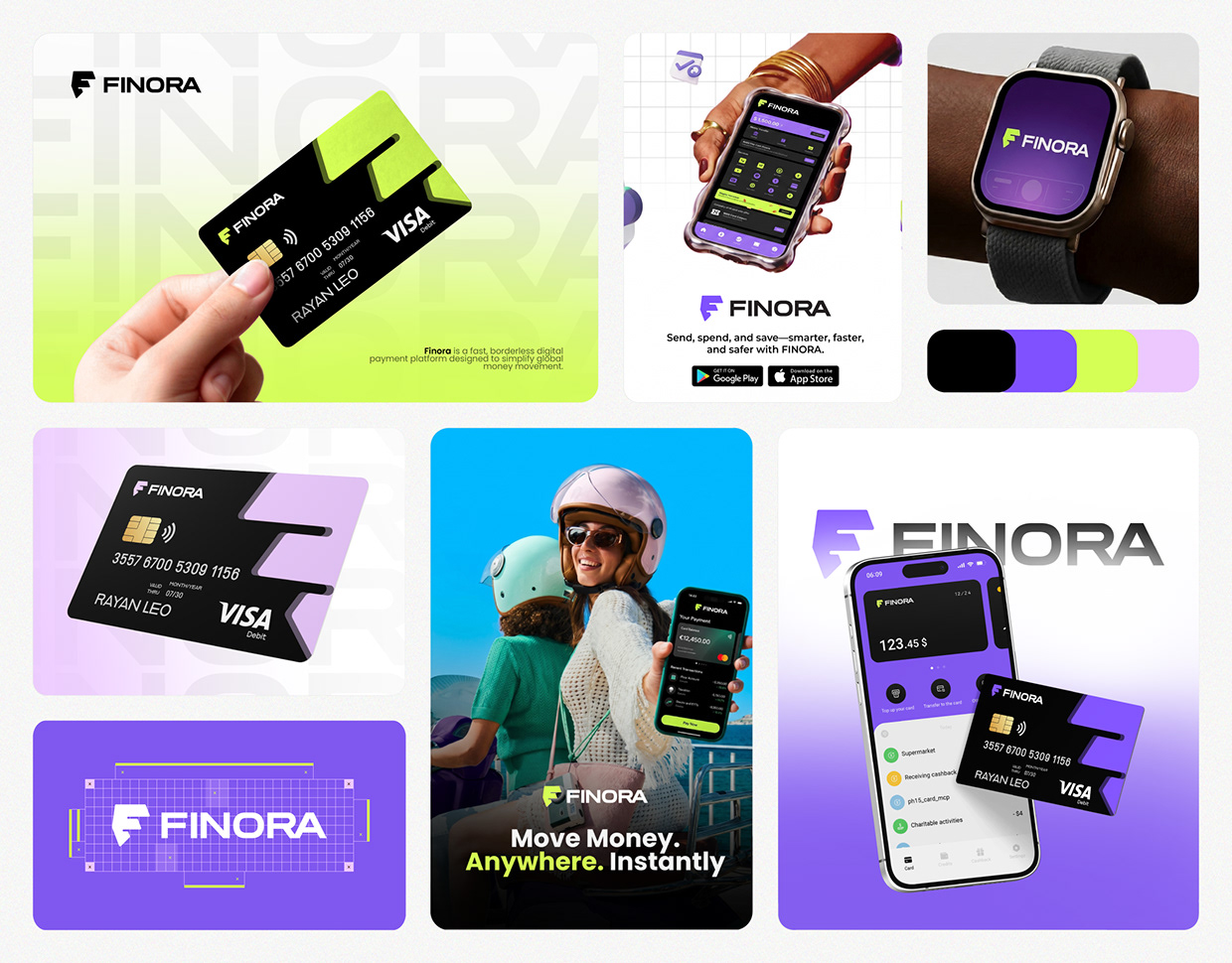 FINORA | Fintech Brand Identity.