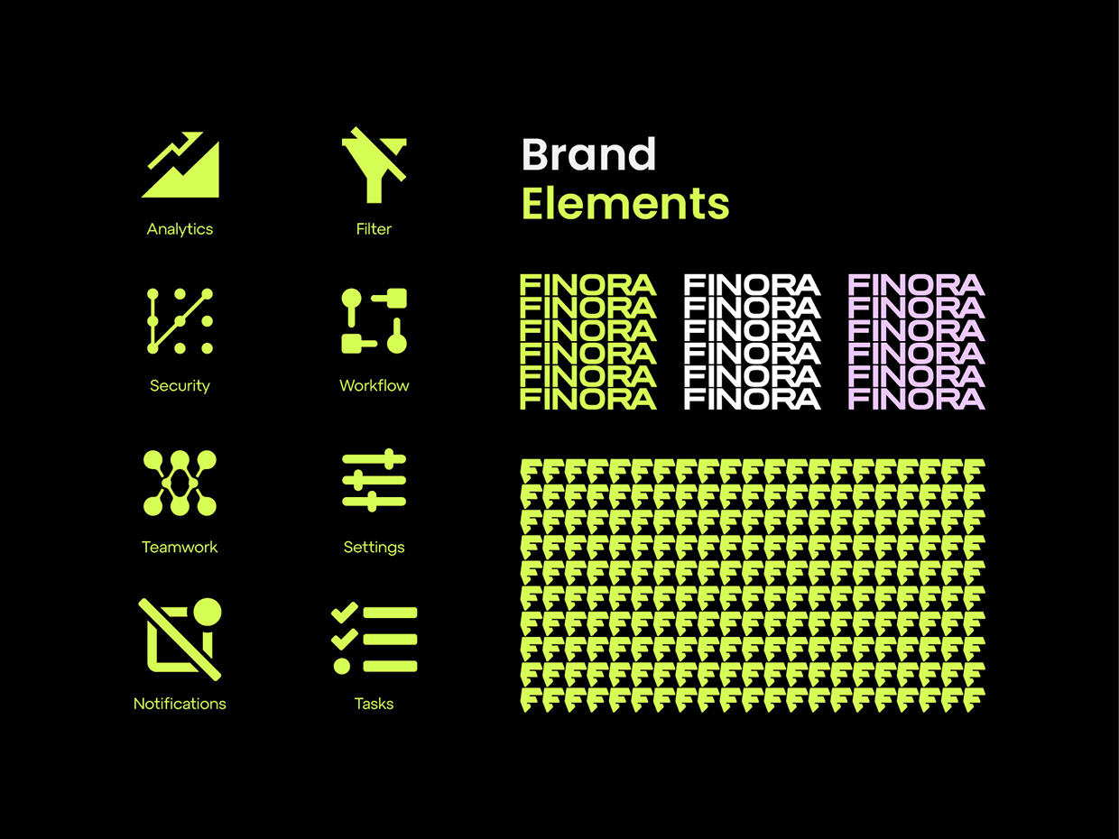 FINORA | Fintech Brand Identity. Image 7