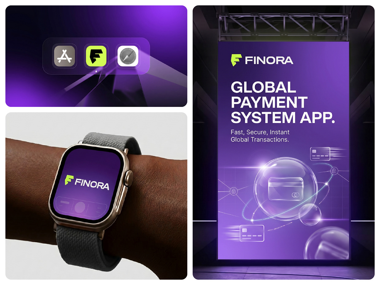 FINORA | Fintech Brand Identity. Image 9