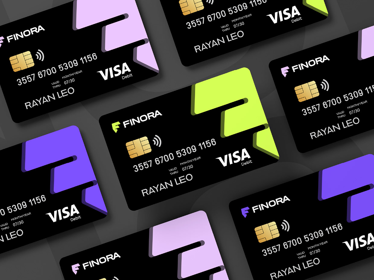 FINORA | Fintech Brand Identity. Image 13