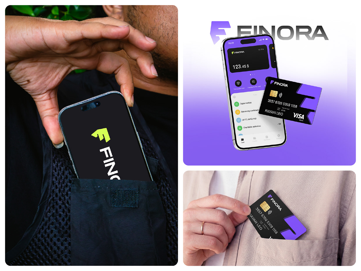 FINORA | Fintech Brand Identity. Image 15