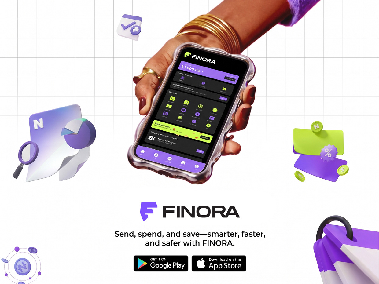 FINORA | Fintech Brand Identity. Image 16