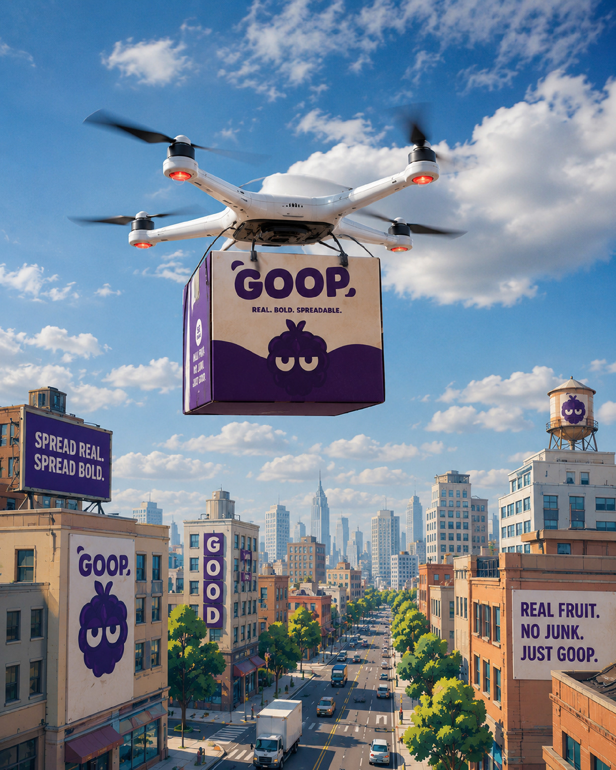 GOOP | A Playful Mixed Berry Spread Brand Identity Image 4