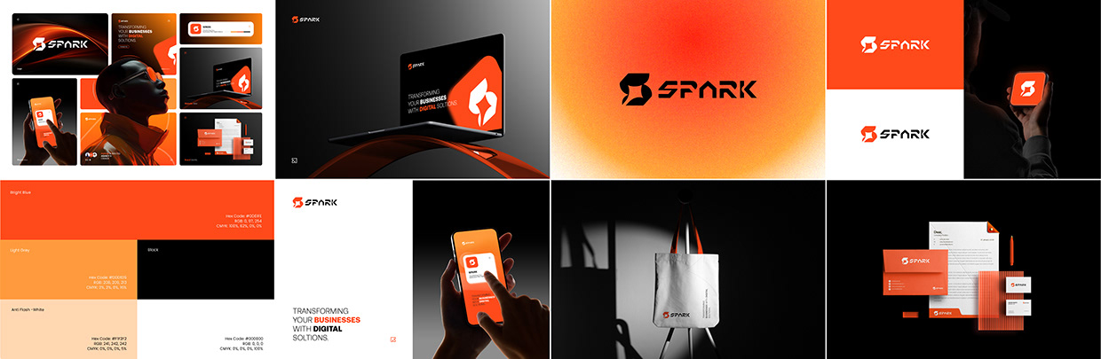 SPARK | Modern Digital Agency Logo & Brand Identity Image 0