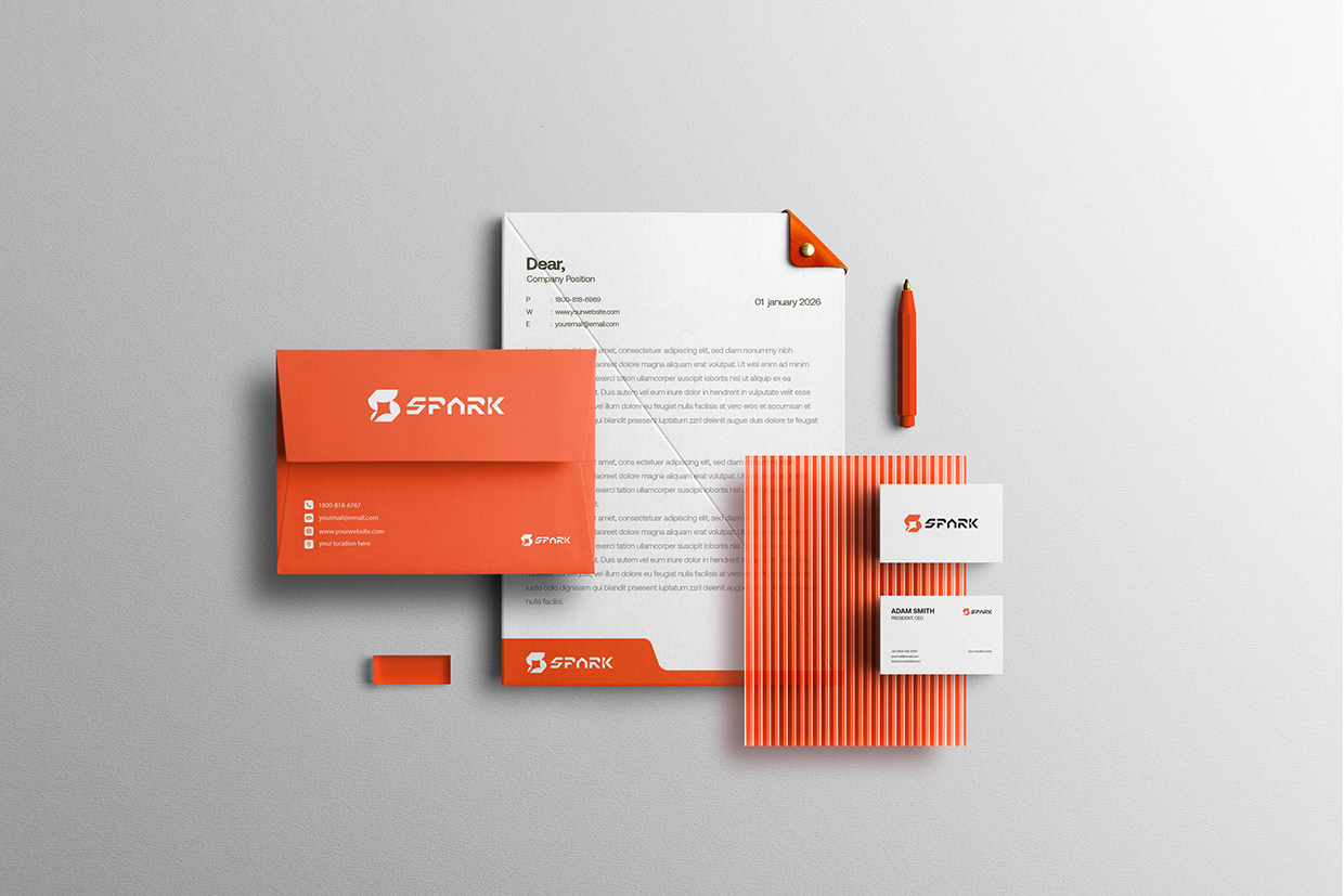 SPARK | Modern Digital Agency Logo & Brand Identity Image 11