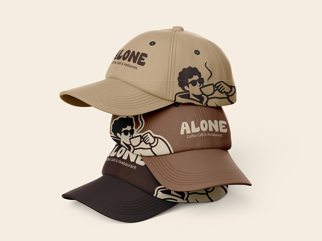 Alone Coffee & Cafe Restaurant Branding Image 11
