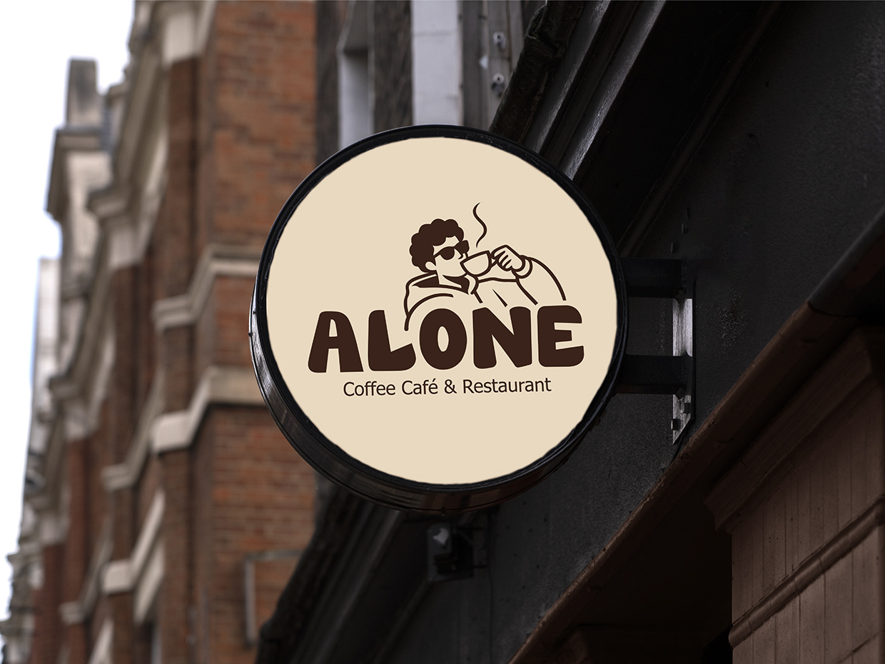 Alone Coffee & Cafe Restaurant Branding Image 16