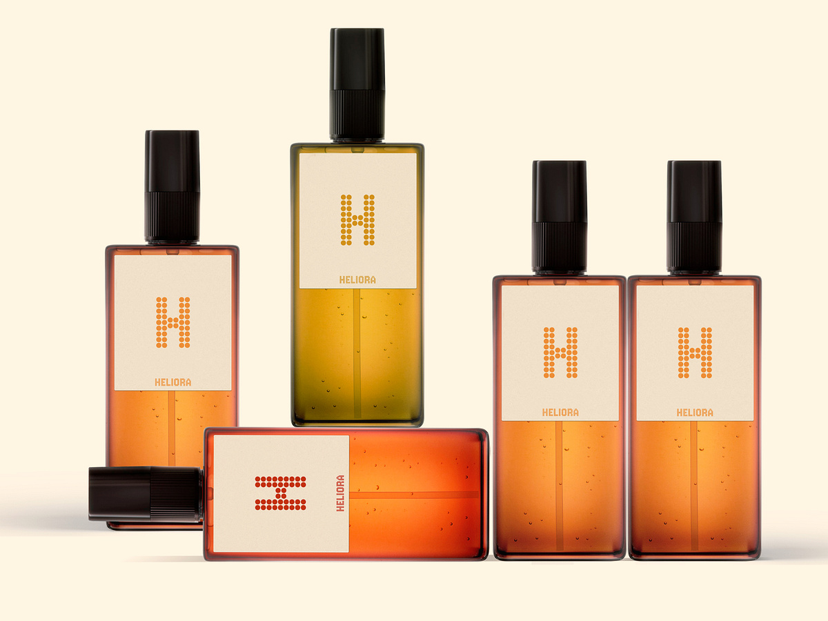 Heliora - Cosmetic Toner Logo Branding Image 1