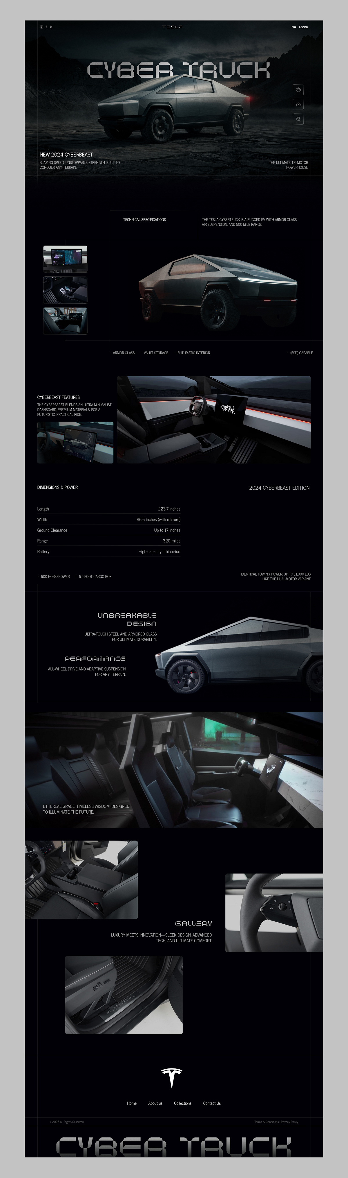 TESLA - CYBER TRUCK UI DESIGN Image 0
