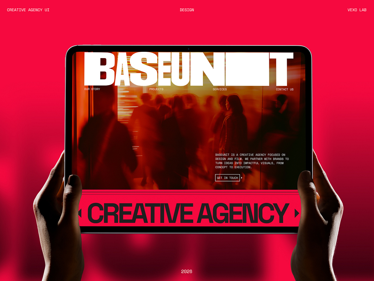 Creative Agency Website - UI /UX Design Image 1