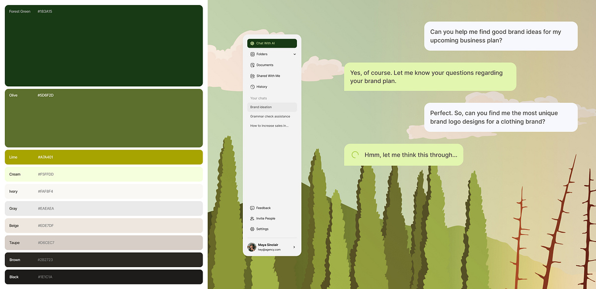 Agenix AI — Multi-Agent Workspace Branding & UI/UX Image 1