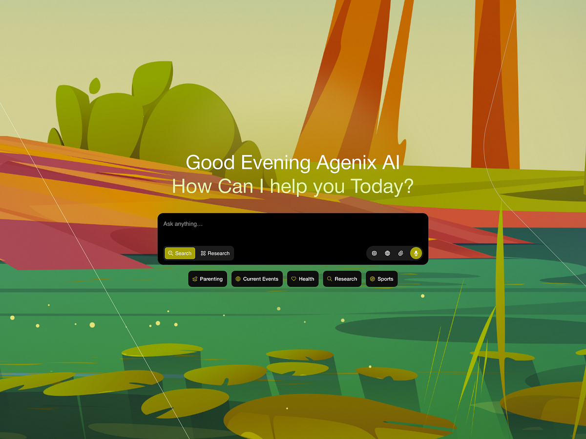 Agenix AI — Multi-Agent Workspace Branding & UI/UX Image 9