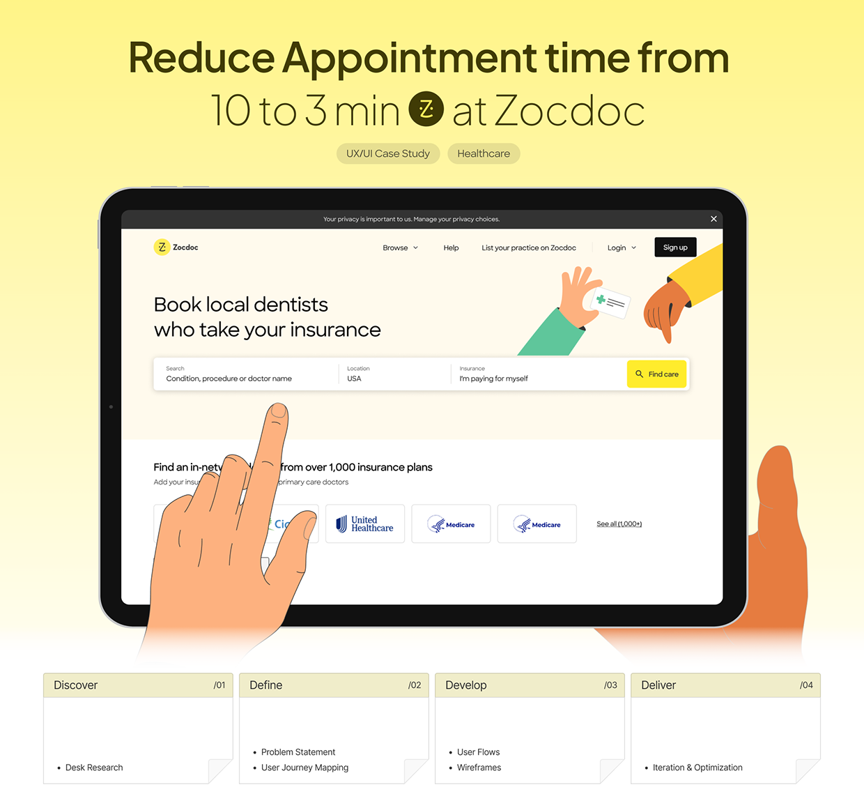 Zocdoc Healthcare App Redesign