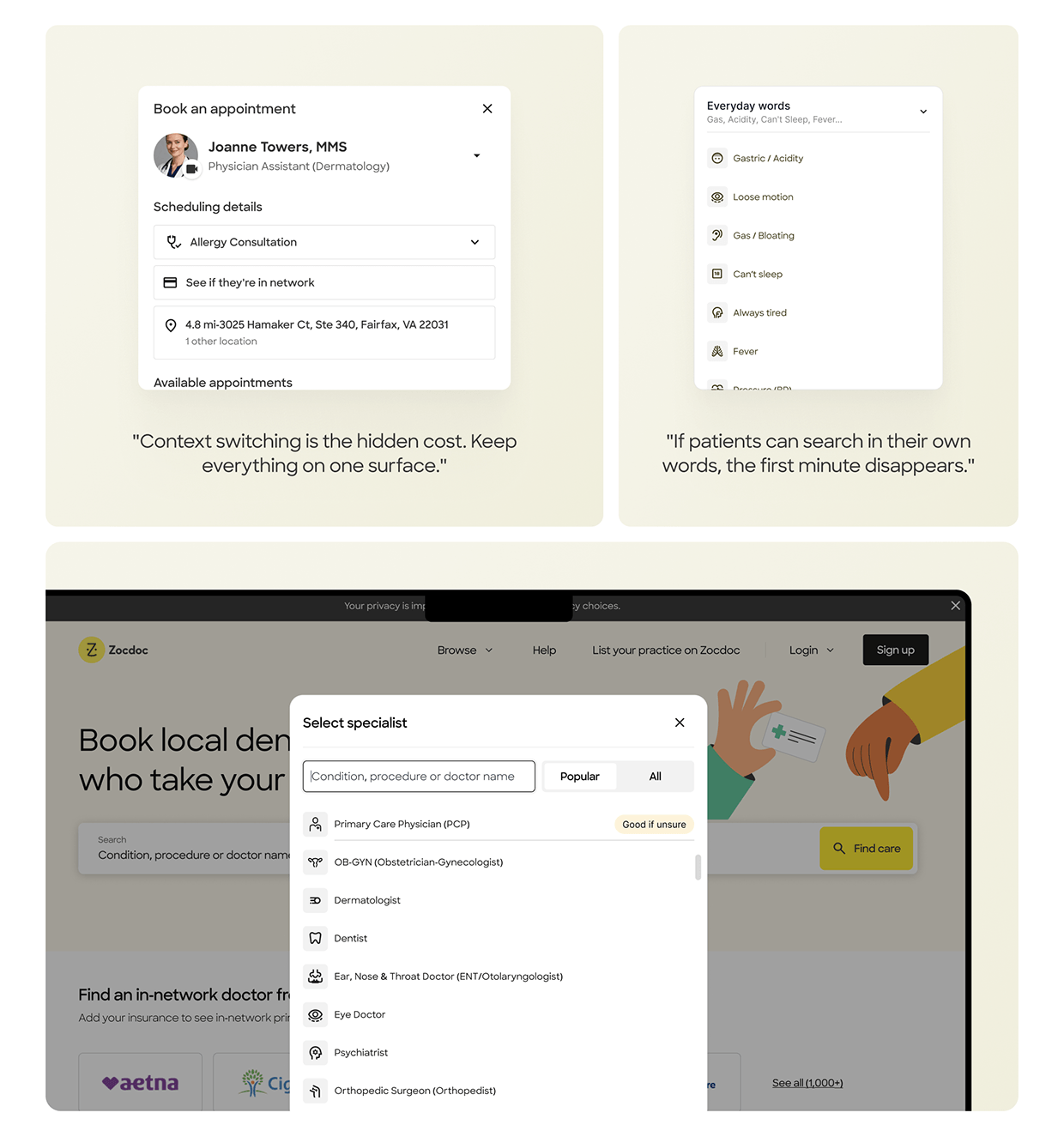 Zocdoc Healthcare App Redesign Image 1