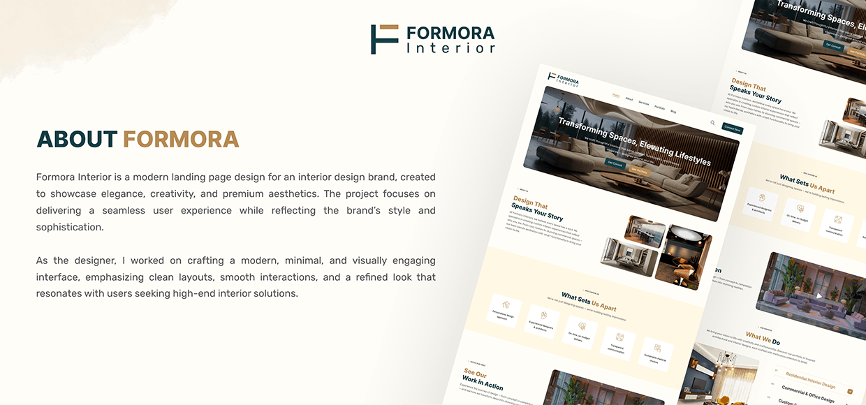 Interior Website Landing Page Image 0