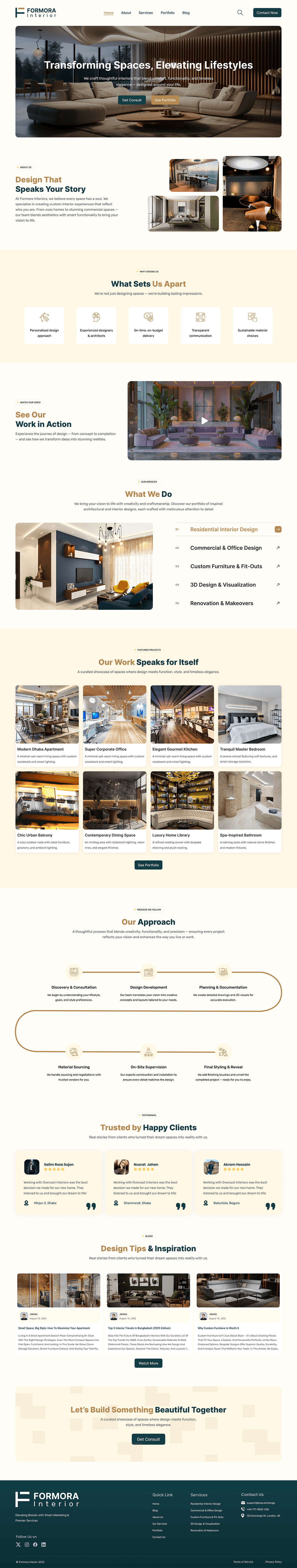 Interior Website Landing Page Image 2