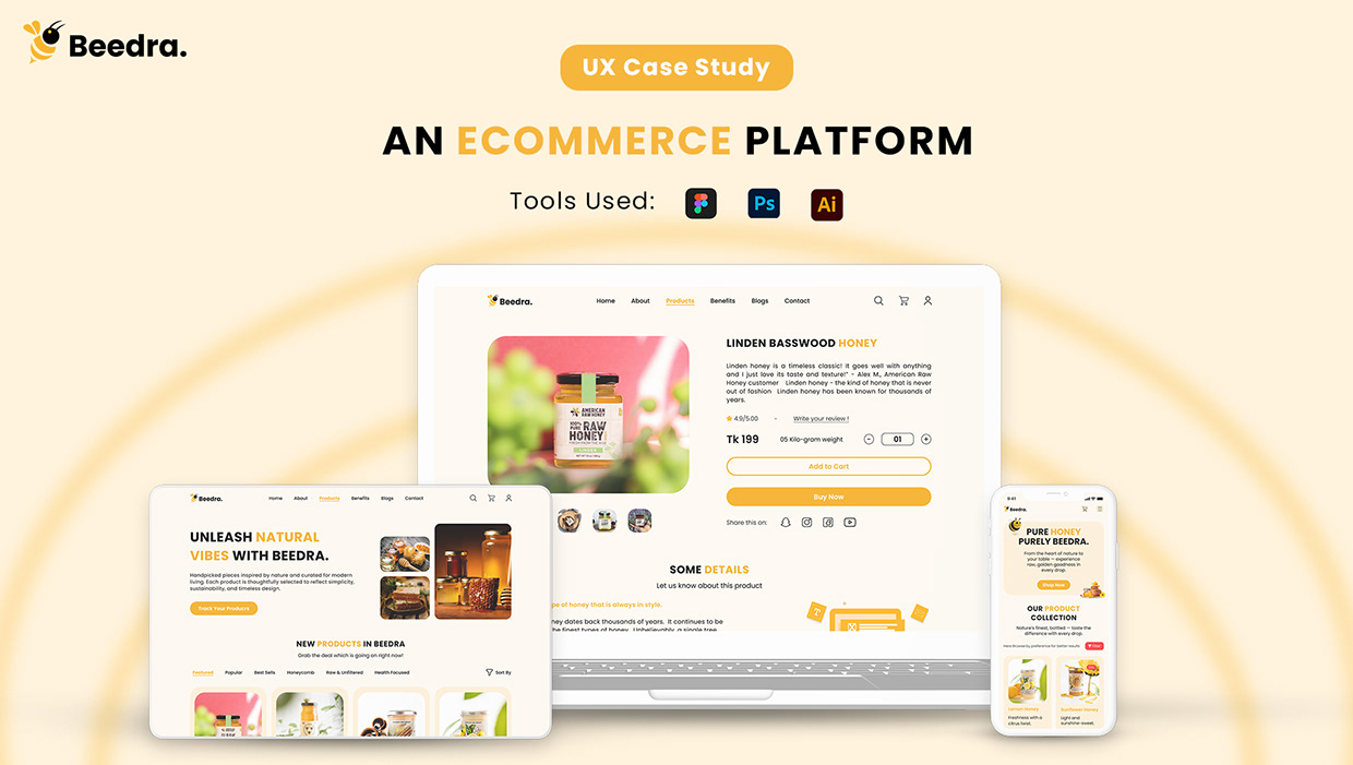 Beedra: eCommerce Website UX Case Study