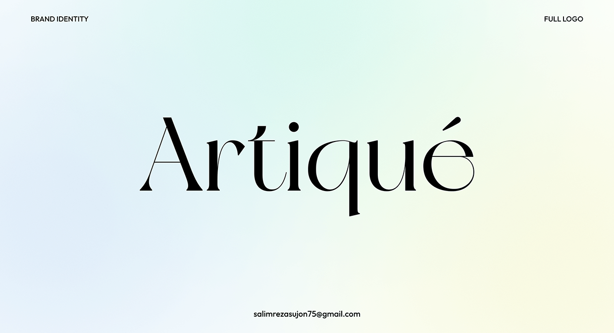 Artiqué – Creative Agency Landing Page Image 0