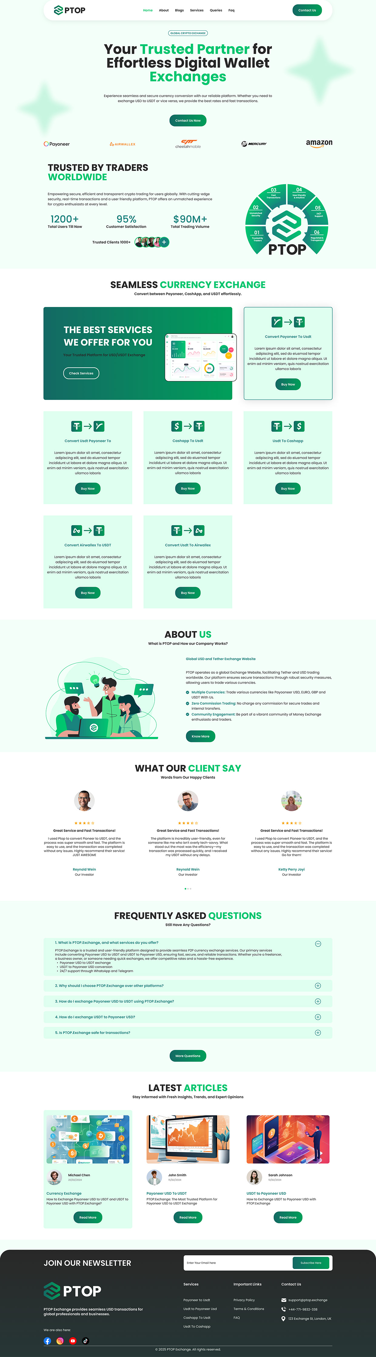Full Website & Case Study: PTOP UI/UX Design Image 6