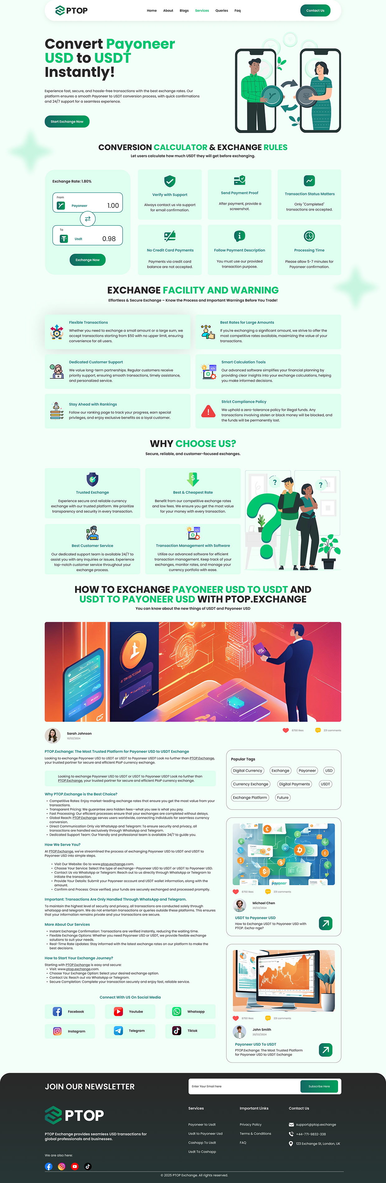 Full Website & Case Study: PTOP UI/UX Design Image 9
