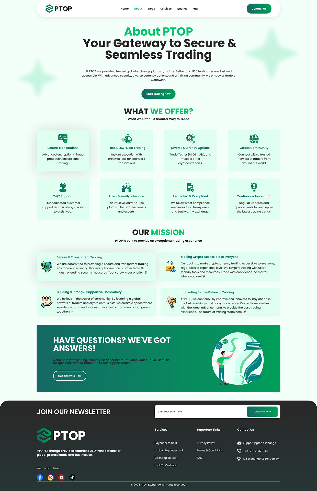 Full Website & Case Study: PTOP UI/UX Design Image 10