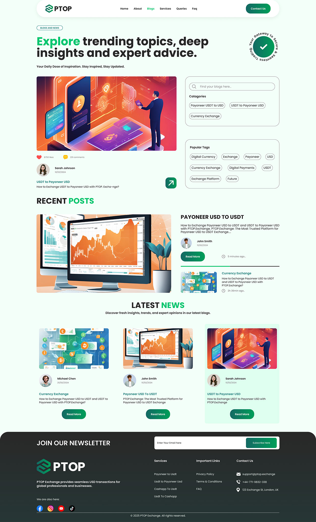 Full Website & Case Study: PTOP UI/UX Design Image 13