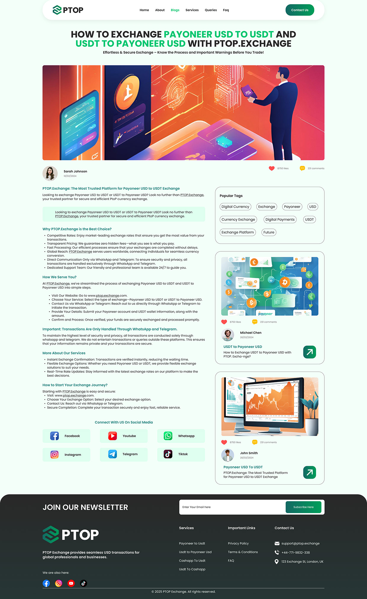 Full Website & Case Study: PTOP UI/UX Design Image 14