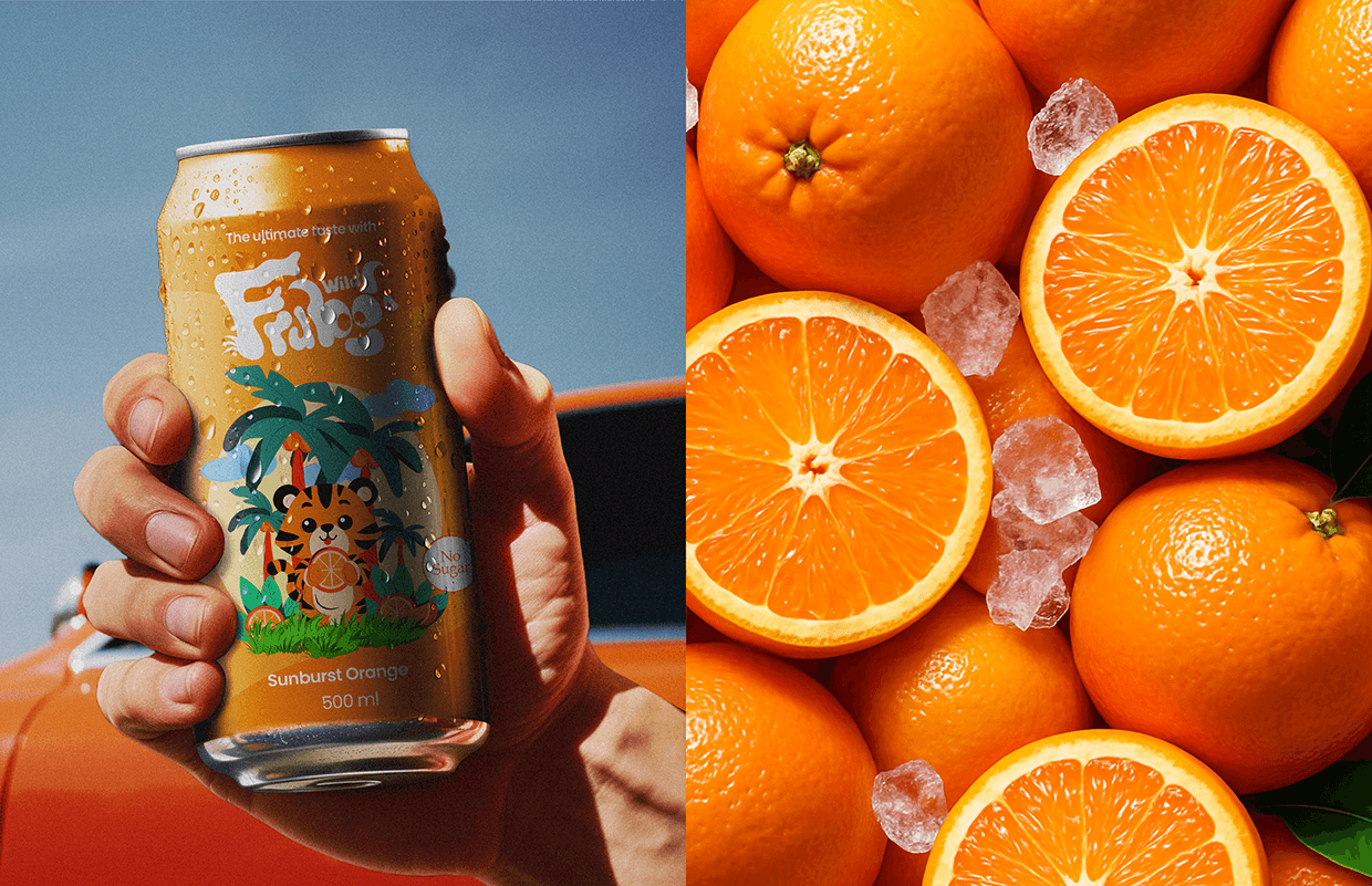 Fruboo Beverages Branding & Packaging | Drink| Can Image 5