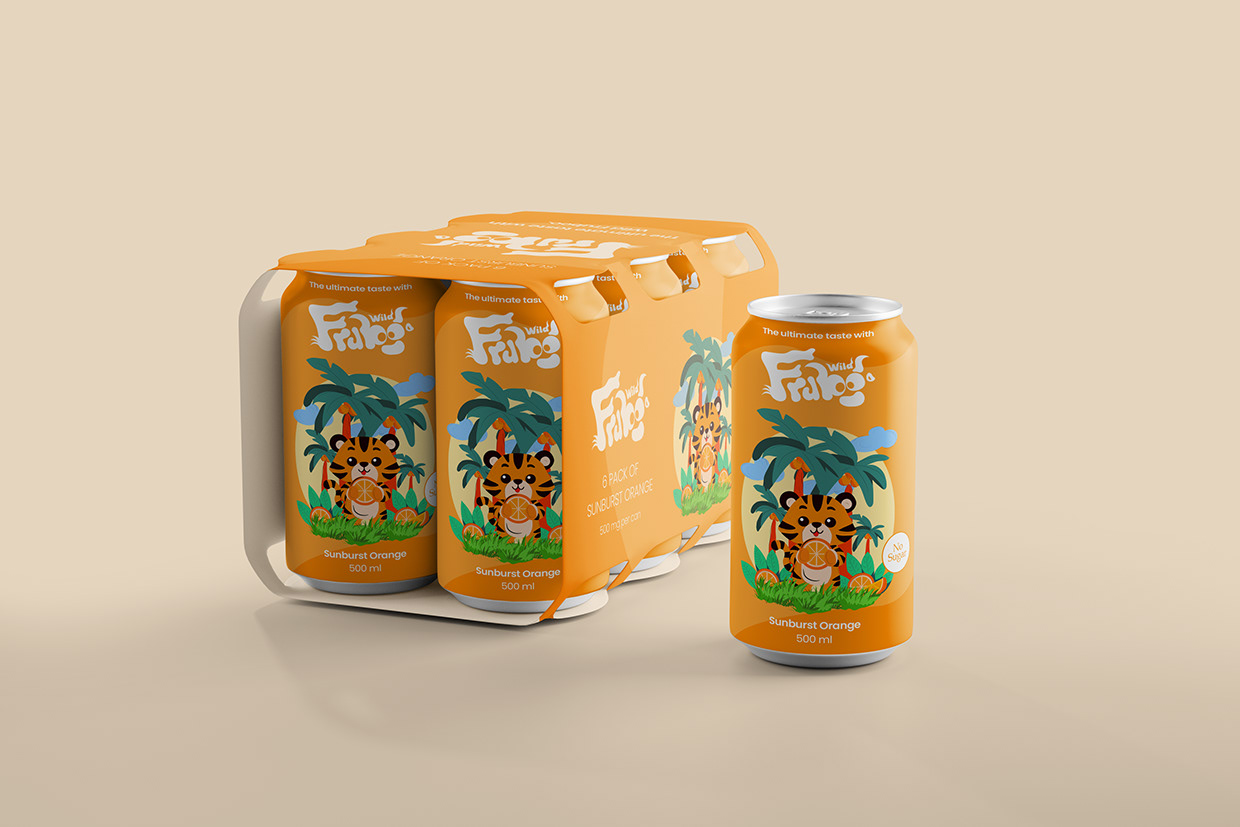 Fruboo Beverages Branding & Packaging | Drink| Can Image 7