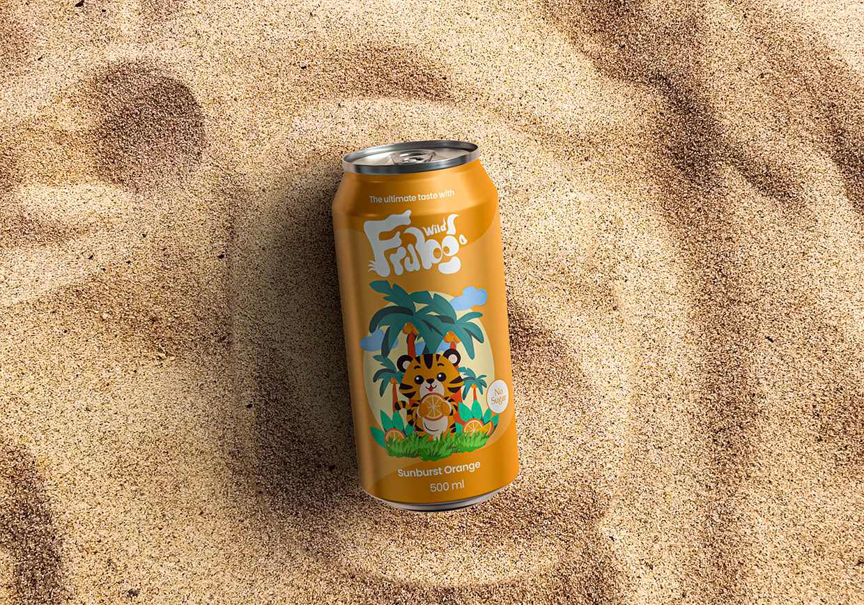 Fruboo Beverages Branding & Packaging | Drink| Can Image 8