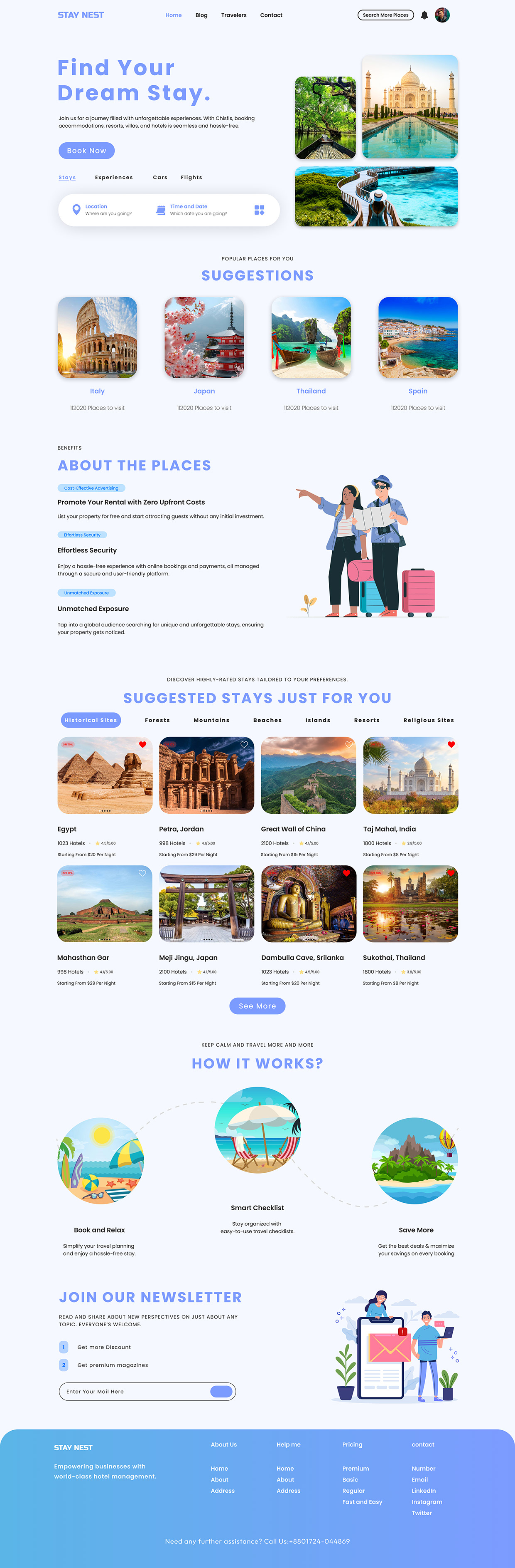 Hotel/ Hostel Booking System Design Image 3