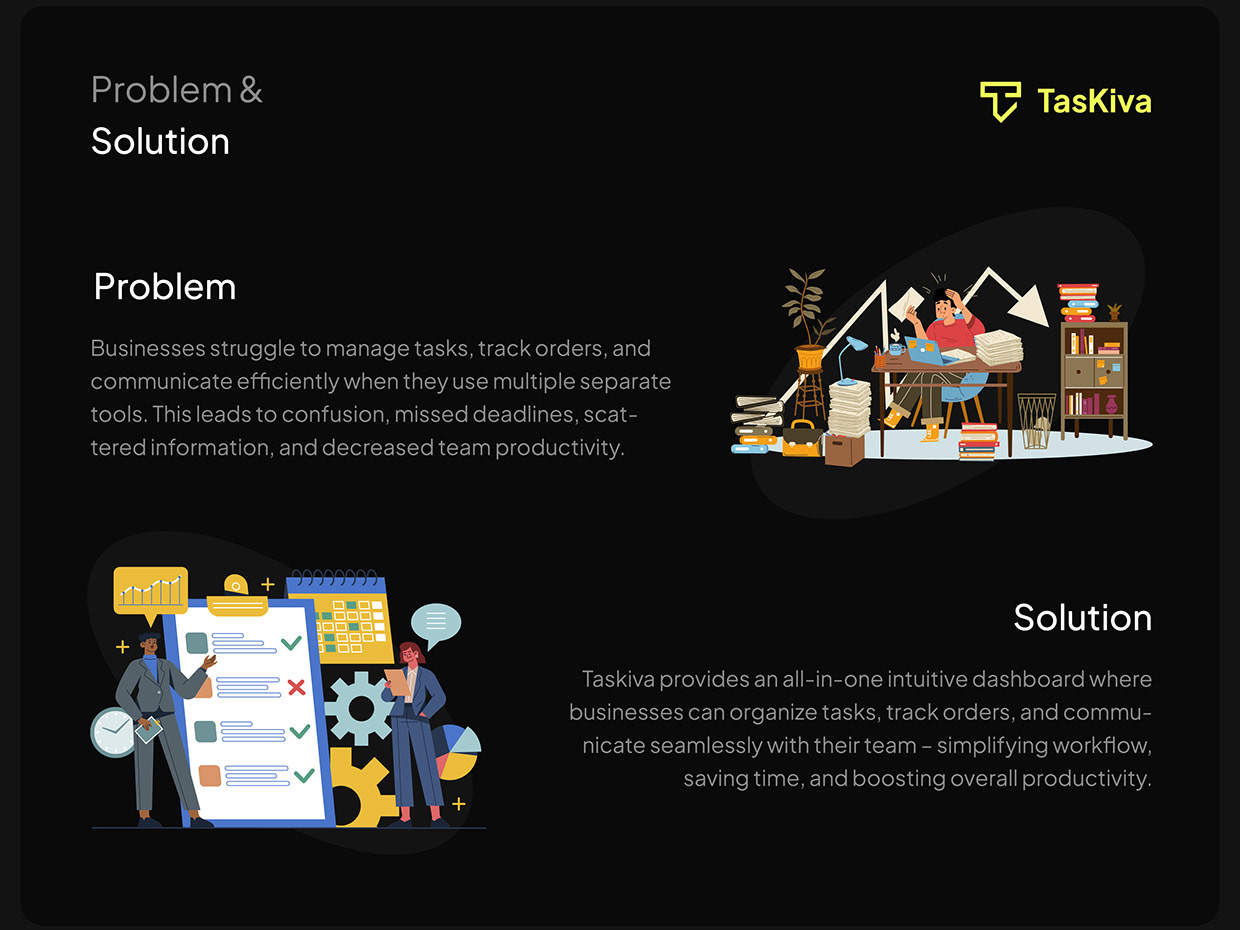 Taskiva - Clean Task Management Dashboard Image 1
