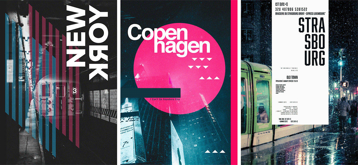 URBAN MOTION SERIES — (NYC / CPH / STR)