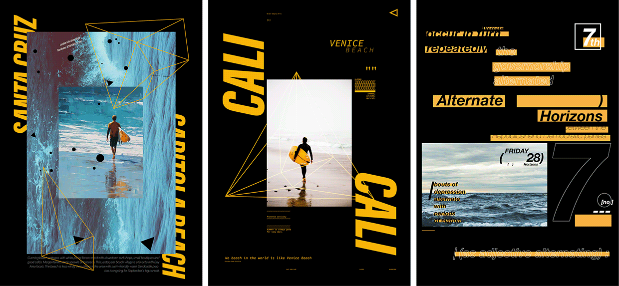 FREE / CALI Horizons — Graphic T-shirt Collection Image 0