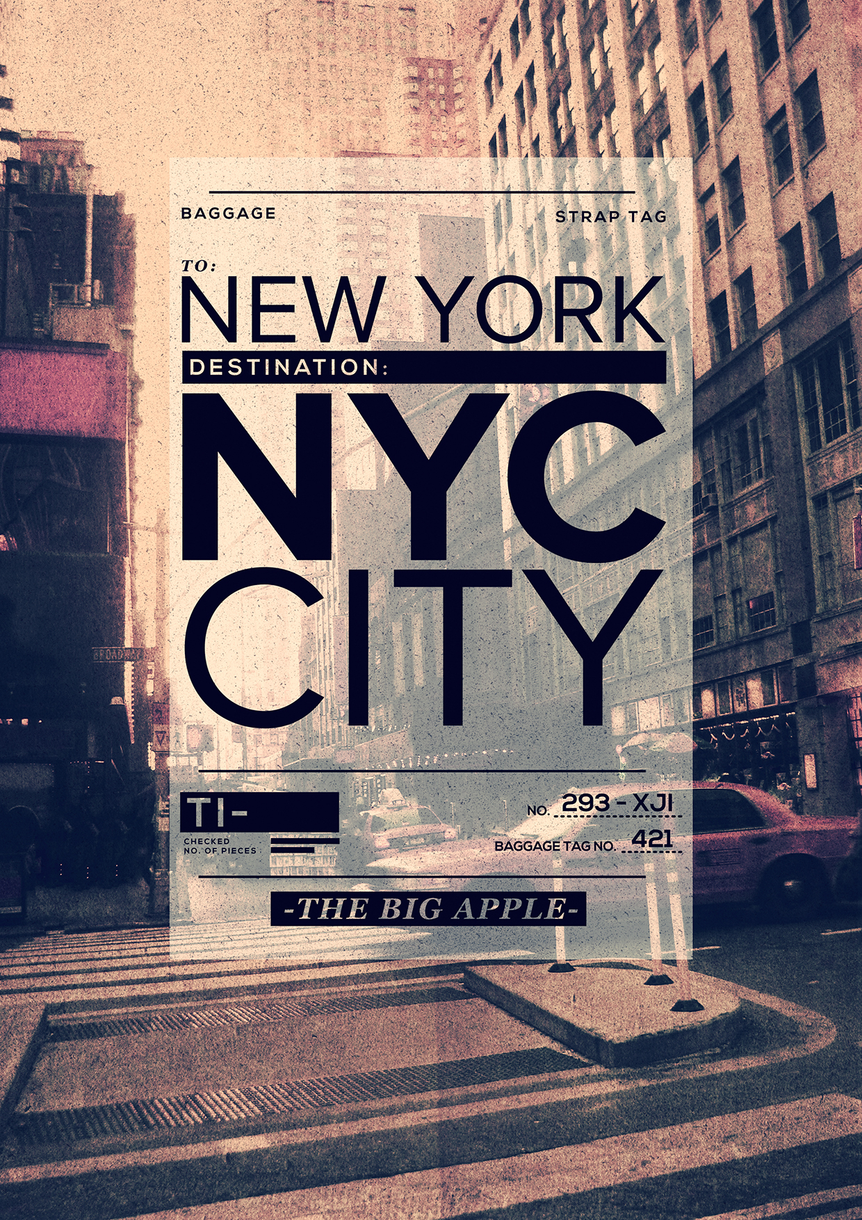 NYC / NEW YORK DISTRICT / T-Shirt Design / Print Design Image 3