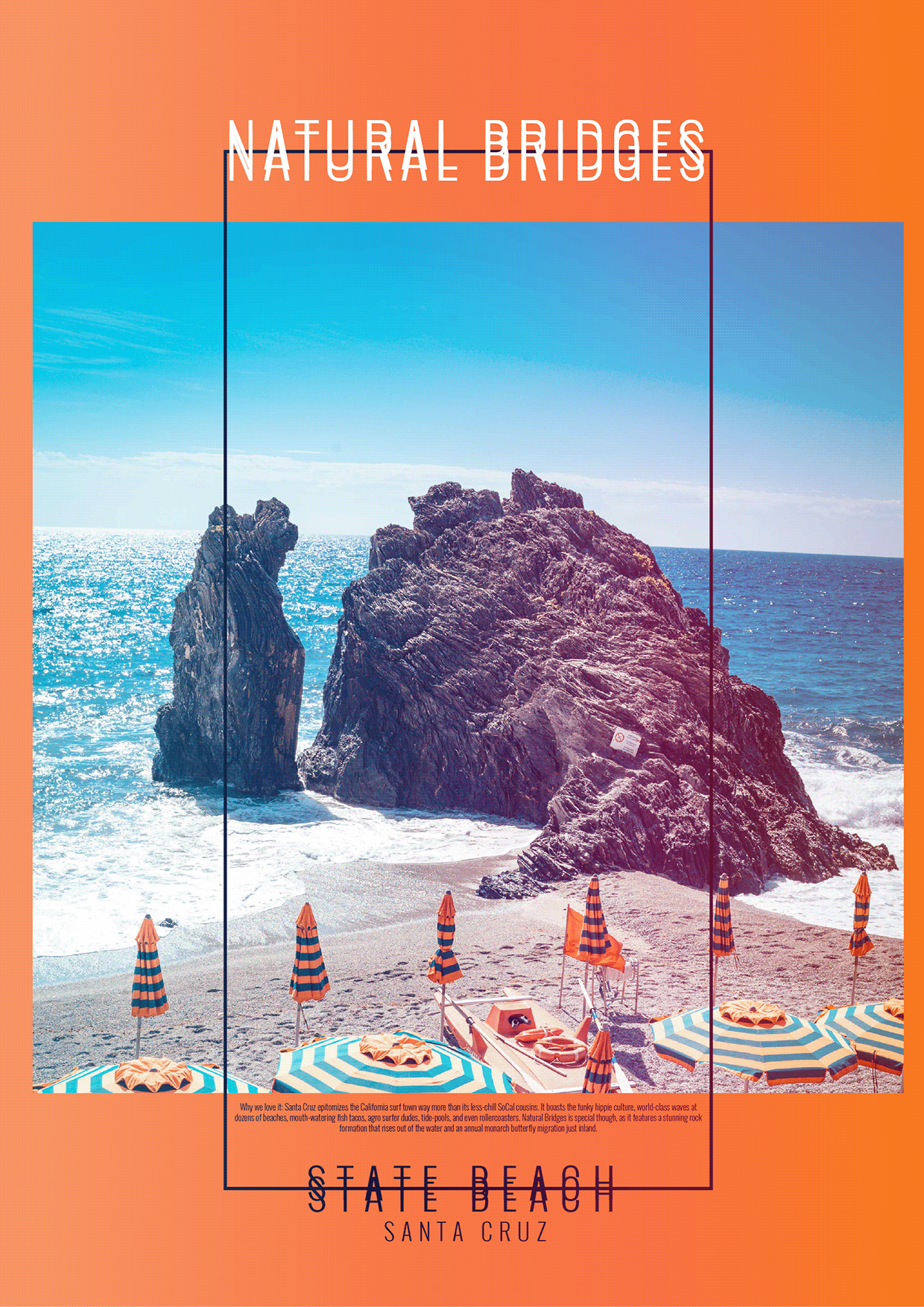 California Beaches Poster Series – Free AI Vector Files Image 1