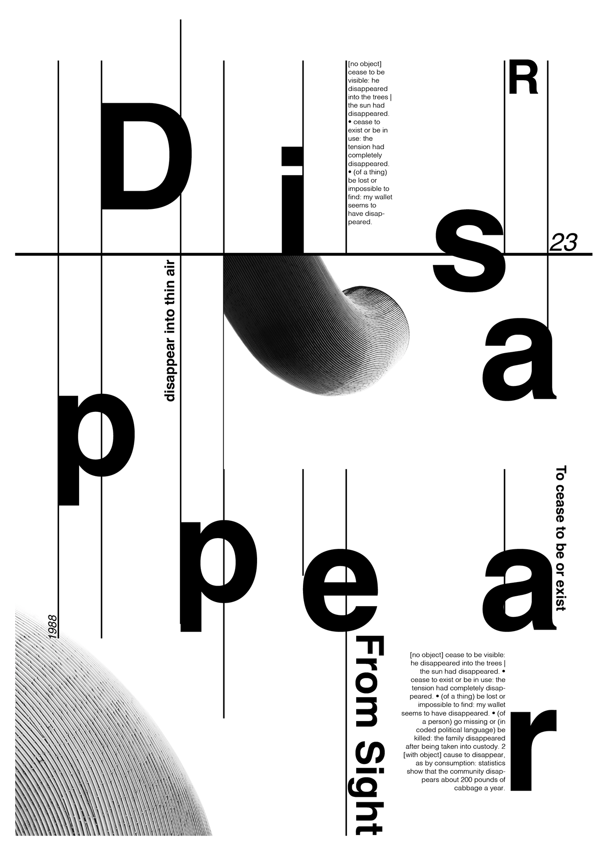 DISAPPEAR FROM SIGHT A Free Experimental Poster Series Image 2