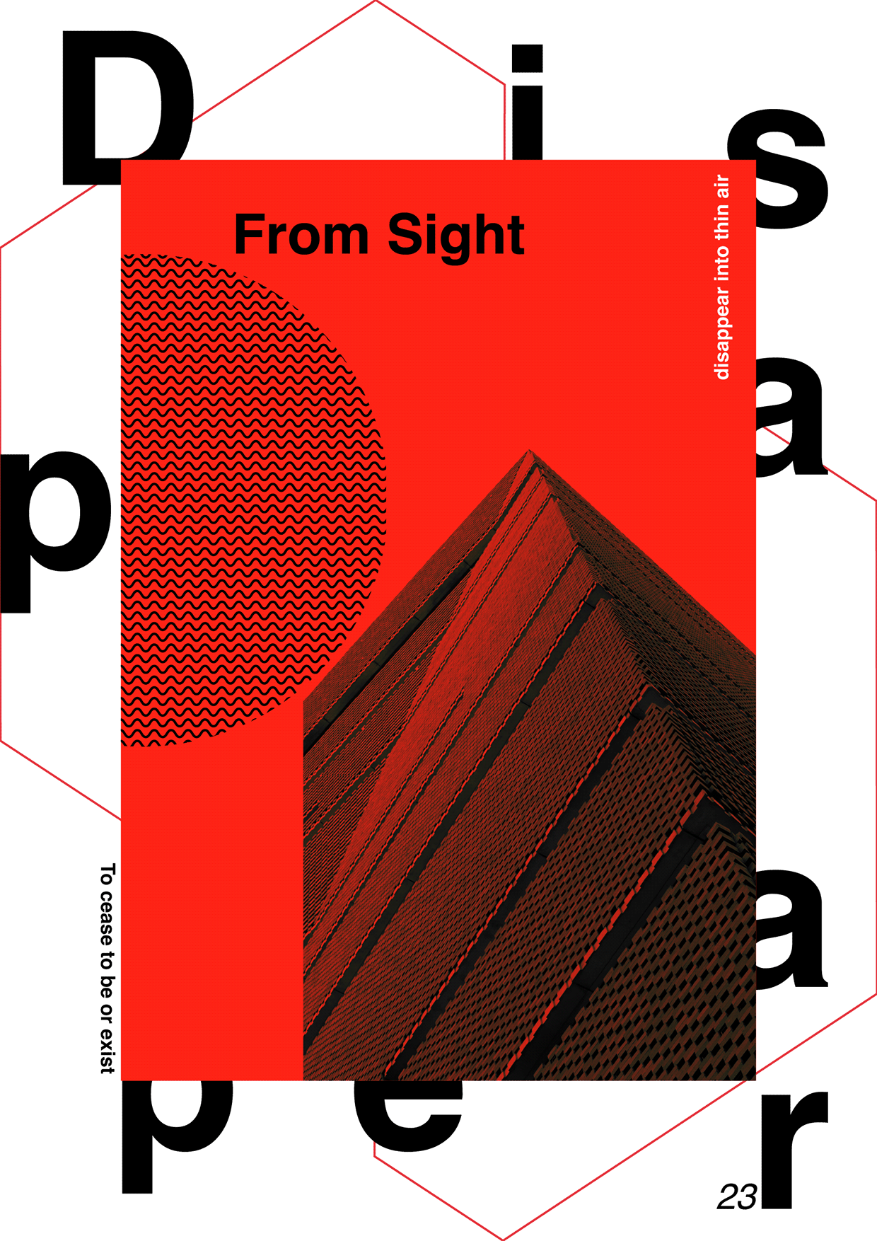 DISAPPEAR FROM SIGHT A Free Experimental Poster Series Image 3
