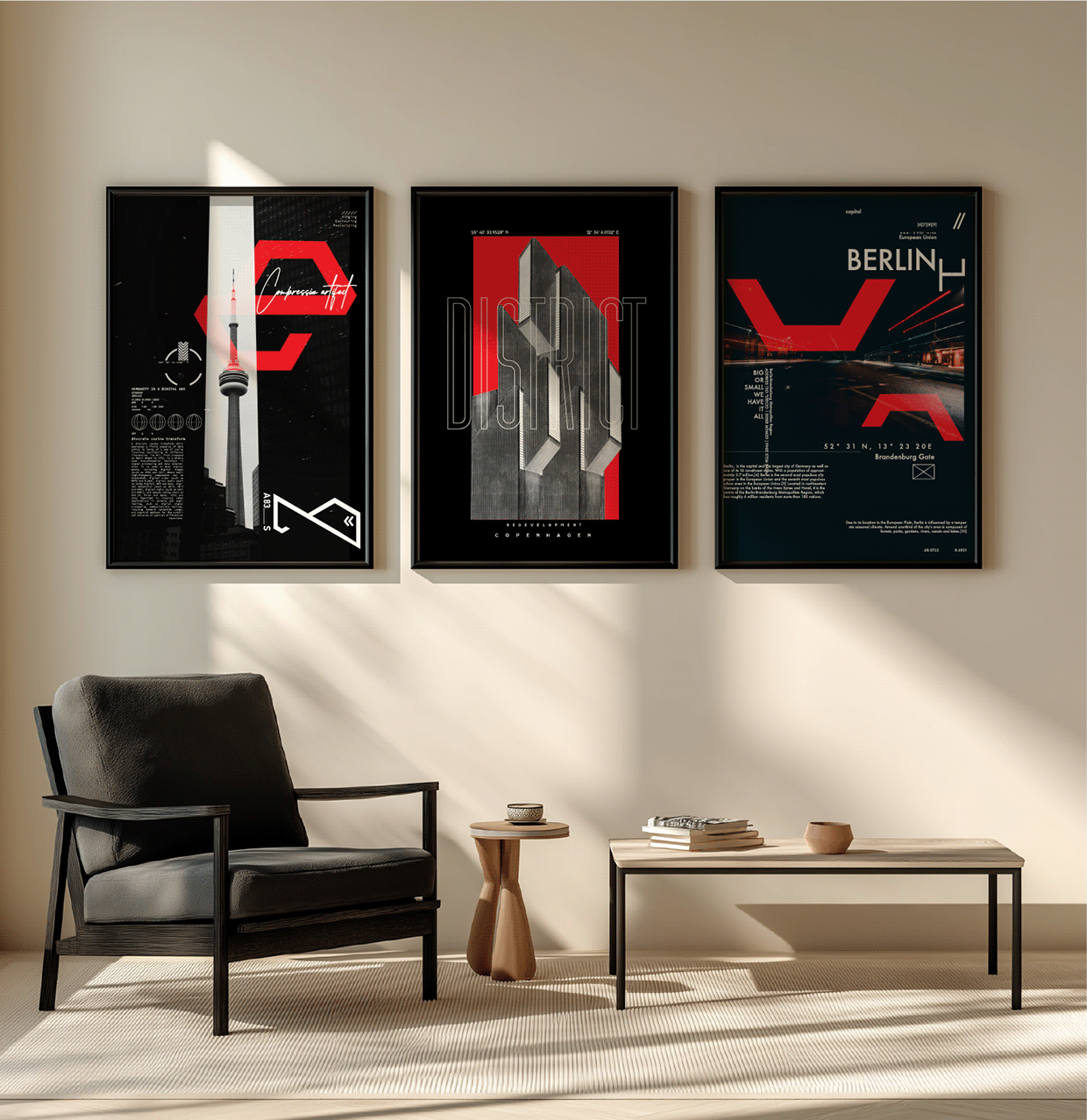 BRUTAL SIGNALS A Free AI Poster Set