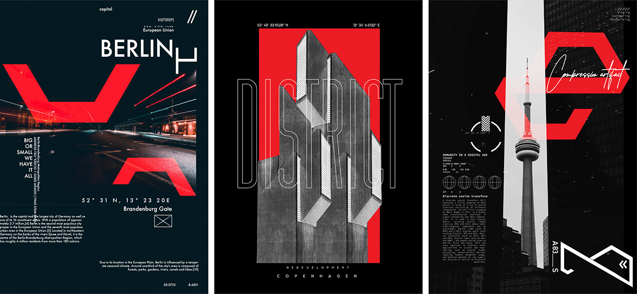 BRUTAL SIGNALS A Free AI Poster Set Image 0