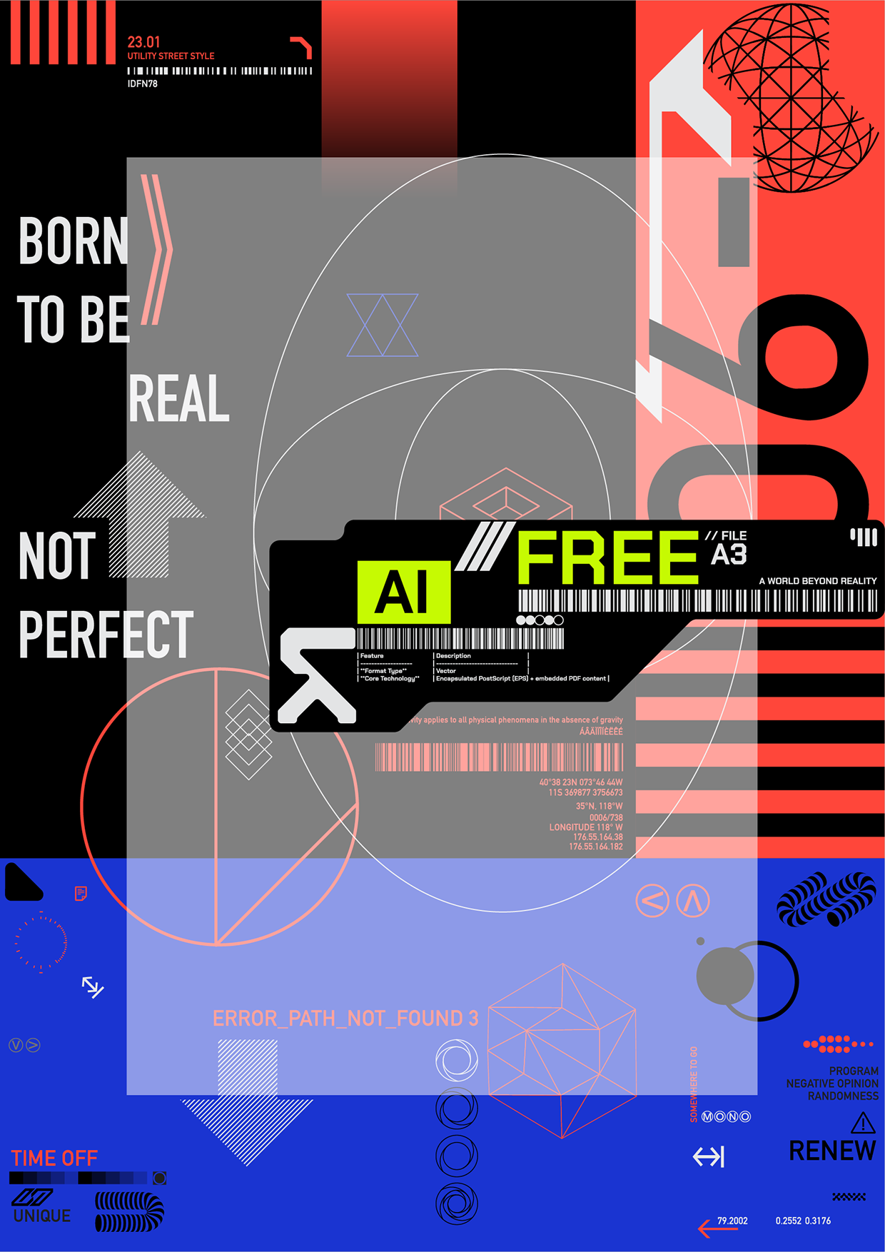 BRUTAL SIGNALS A Free AI Poster Set Image 5