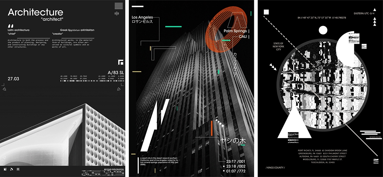 Architectural Contrast & Digital Structure Image 0