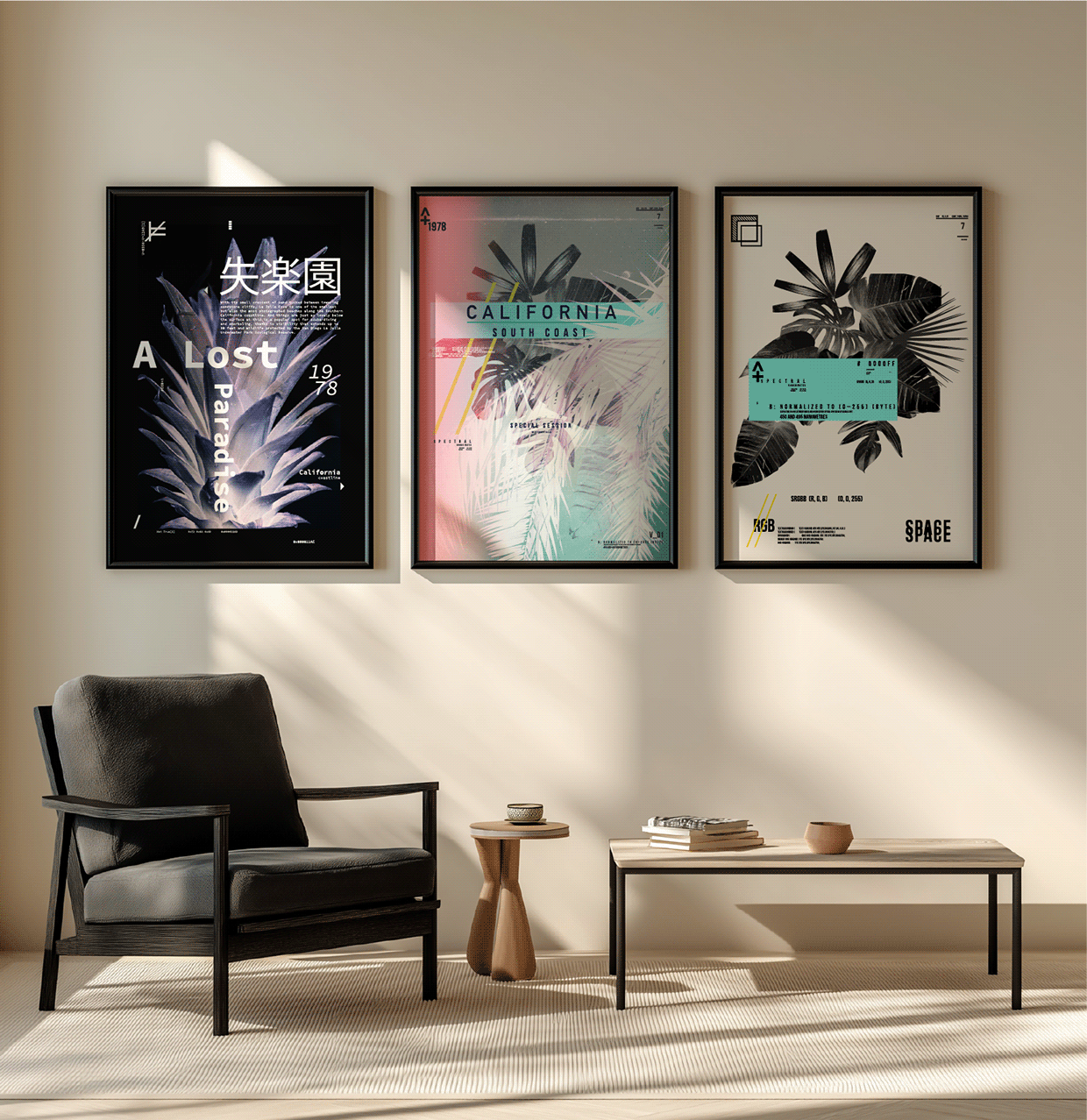California Dreamscapes — Spectral Poster Series