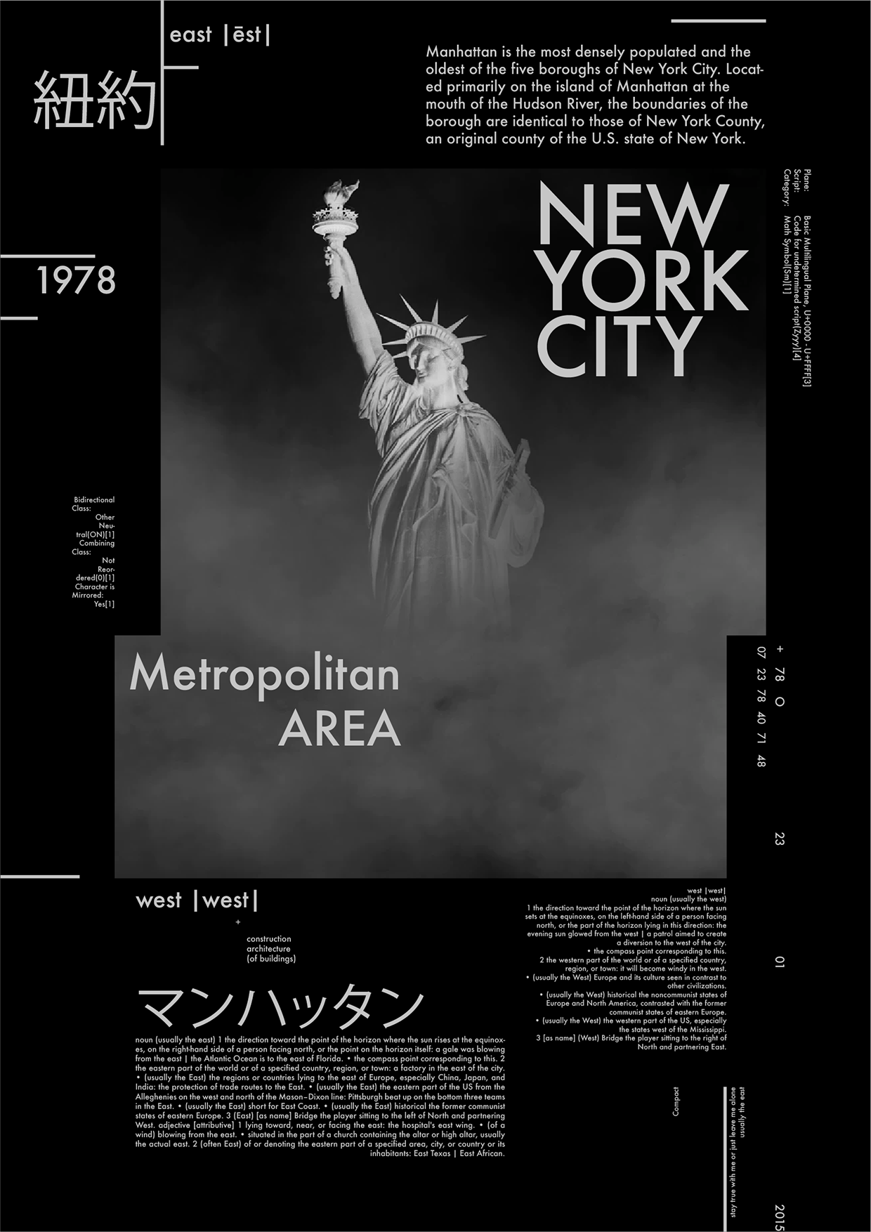 Free AI Poster Set — Manhattan Series / Experimental Typography & Urban Graphics Image 3
